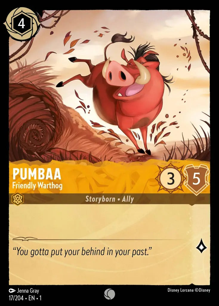 017/204-EN-1: Pumbaa - Friendly Warthog