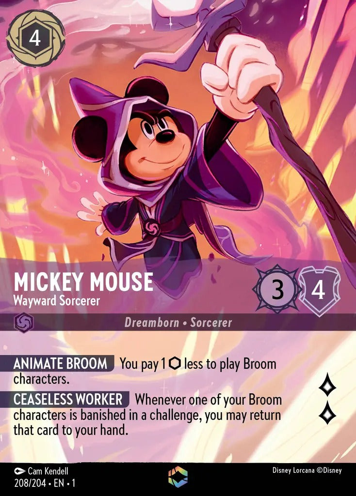 208/204-EN-1: Mickey Mouse - Wayward Sorcerer