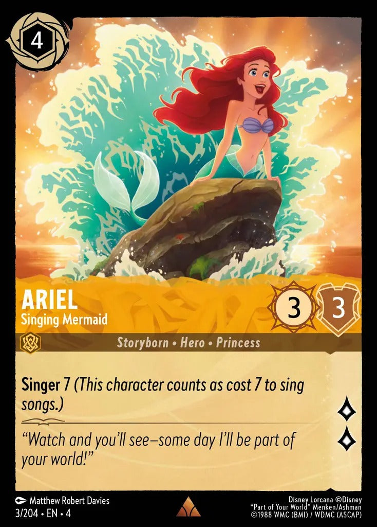 003/204-EN-4: Ariel - Singing Mermaid