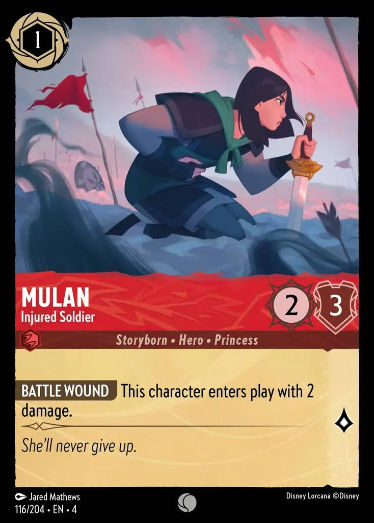 116/204-EN-4: Mulan - Injured Soldier