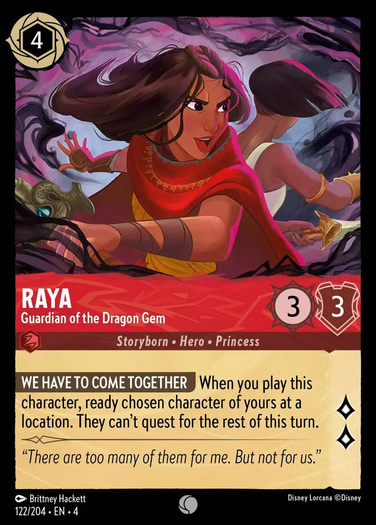 122/204-EN-4: Raya - Guardian of the Dragon Gem