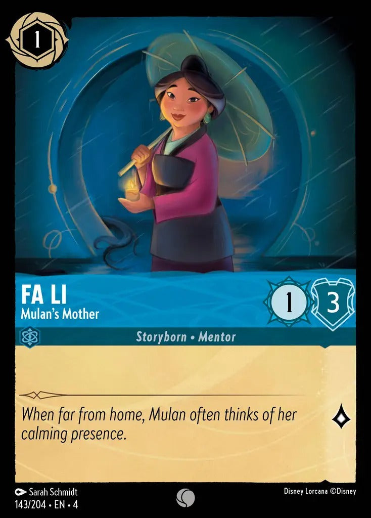143/204-EN-4: Fa Li - Mulan's Mother