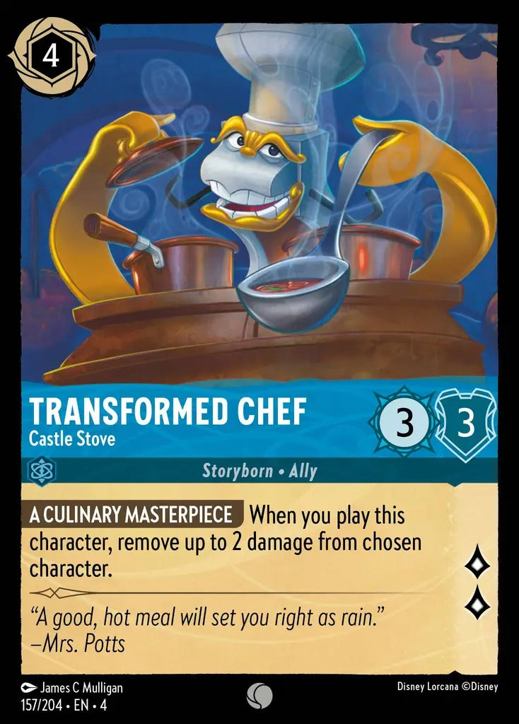 157/204-EN-4: Transformed Chef - Castle Stove