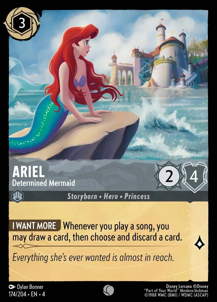 174/204-EN-4: Ariel - Determined Mermaid