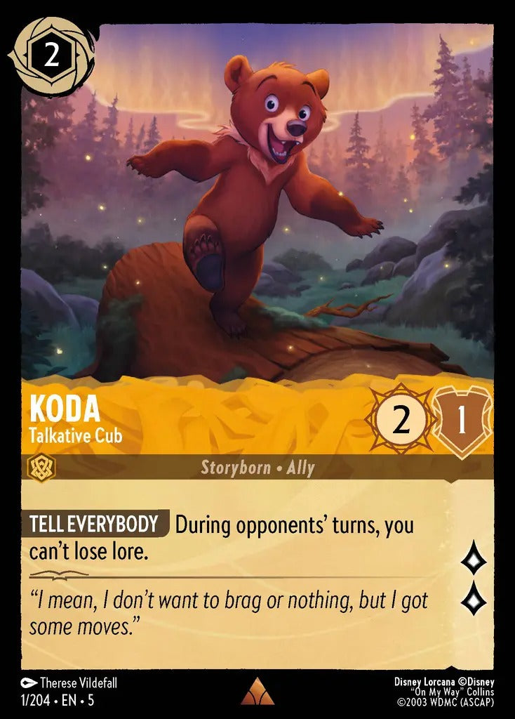 001/204-EN-5: Koda - Talkative Cub