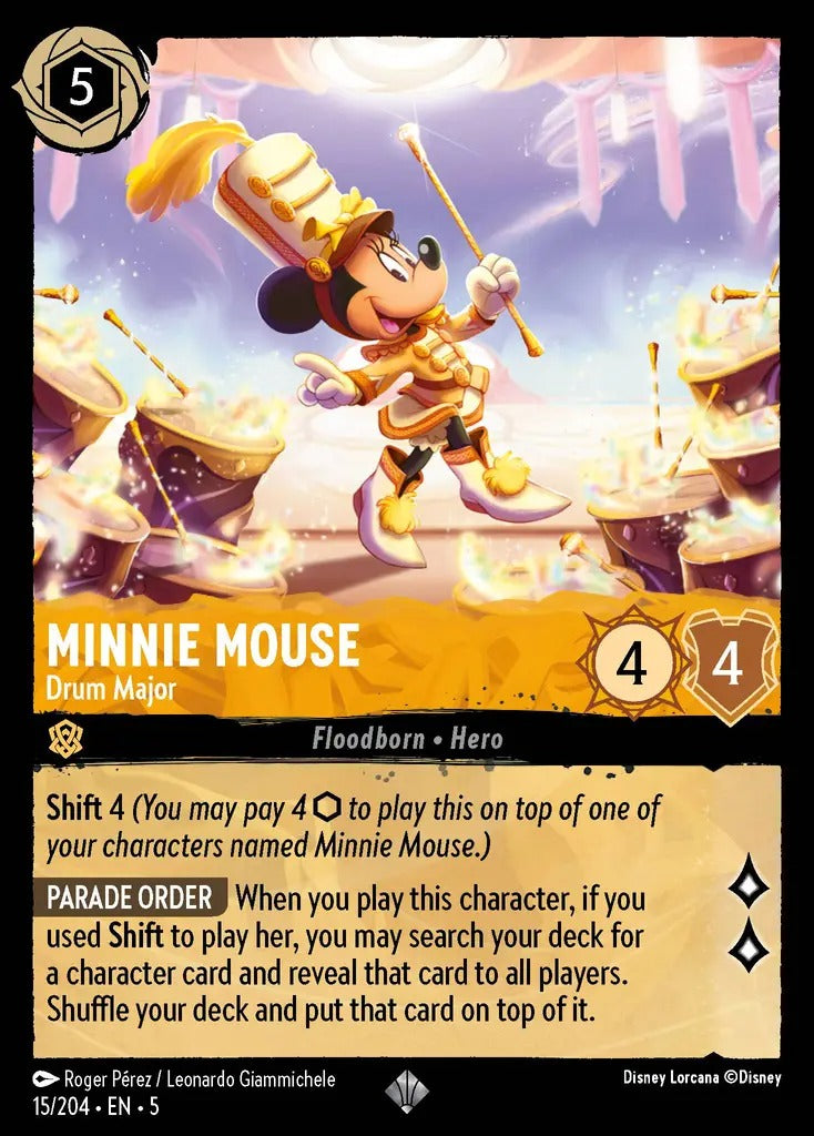 015/204-EN-5: Minnie Mouse - Drum Major