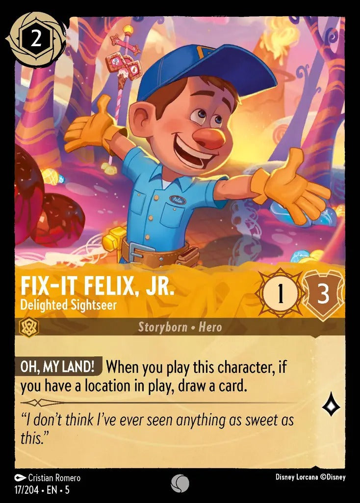 017/204-EN-5: Fix-It Felix, Jr. - Delighted Sightseer