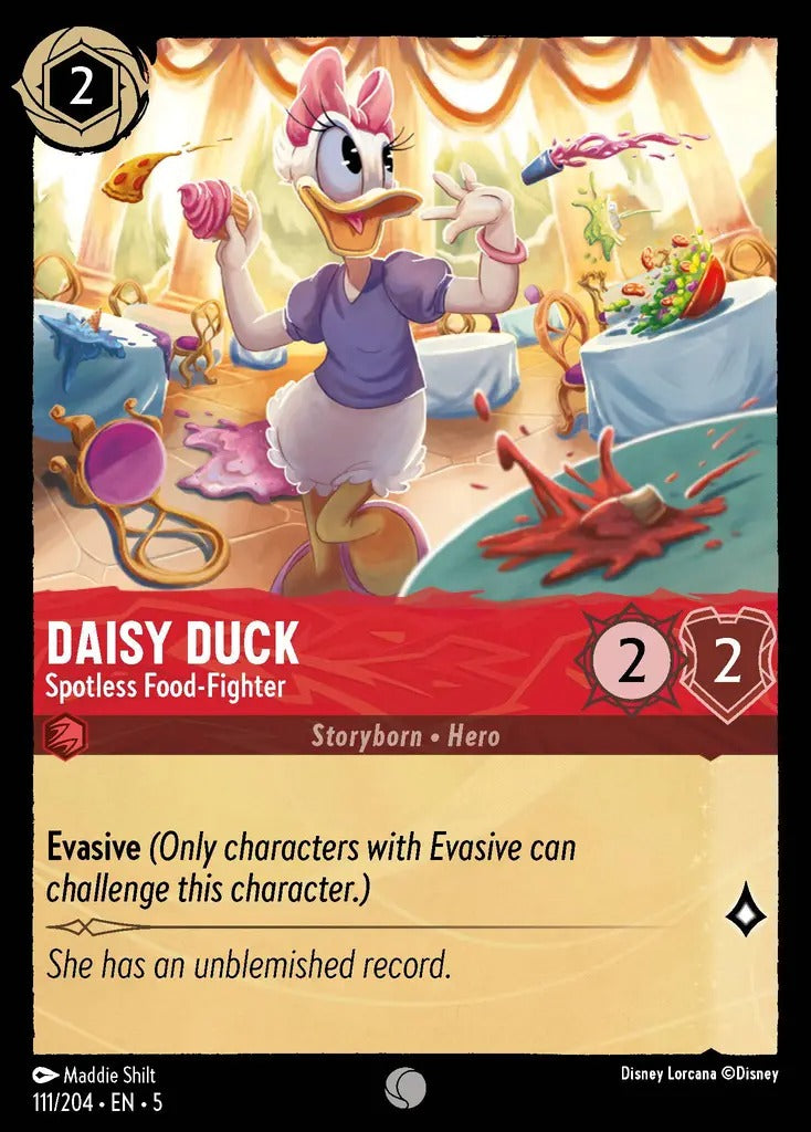 111/204-EN-5: Daisy Duck - Spotless Food-Fighter