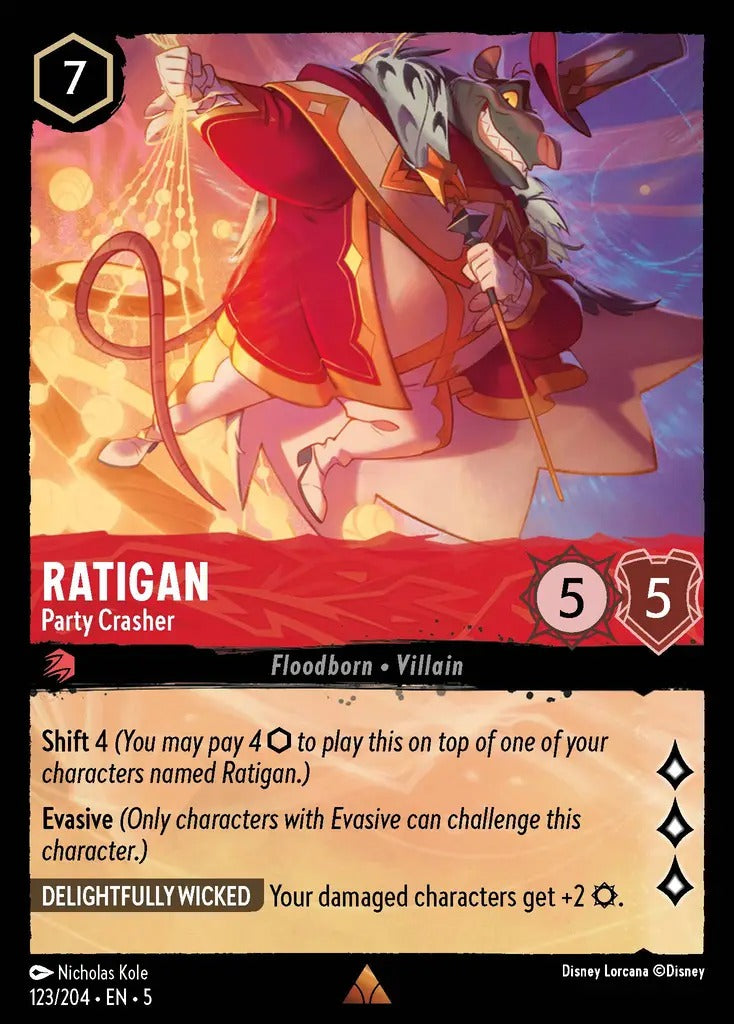 123/204-EN-5: Ratigan - Party Crasher