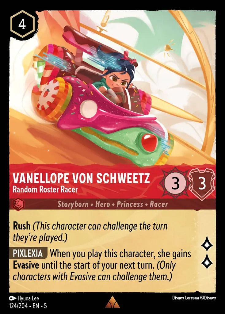 124/204-EN-5: Vanellope Von Schweetz - Random Roster Racer