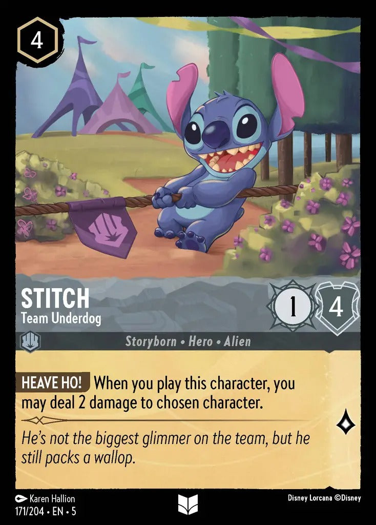 171/204-EN-5: Stitch - Team Underdog