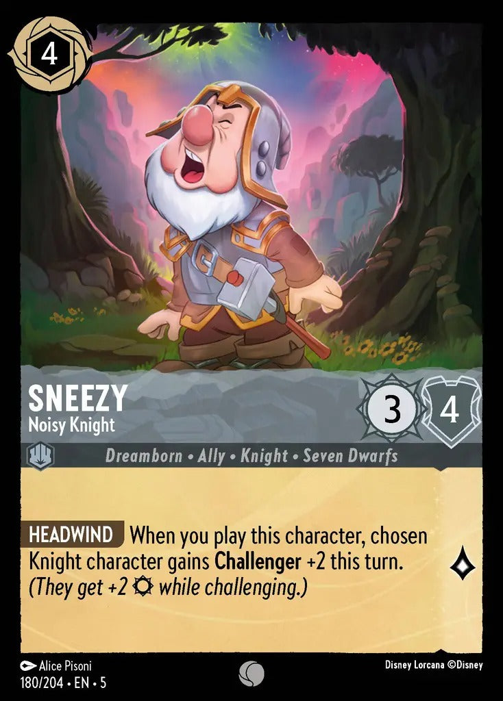 180/204-EN-5: Sneezy - Noisy Knight