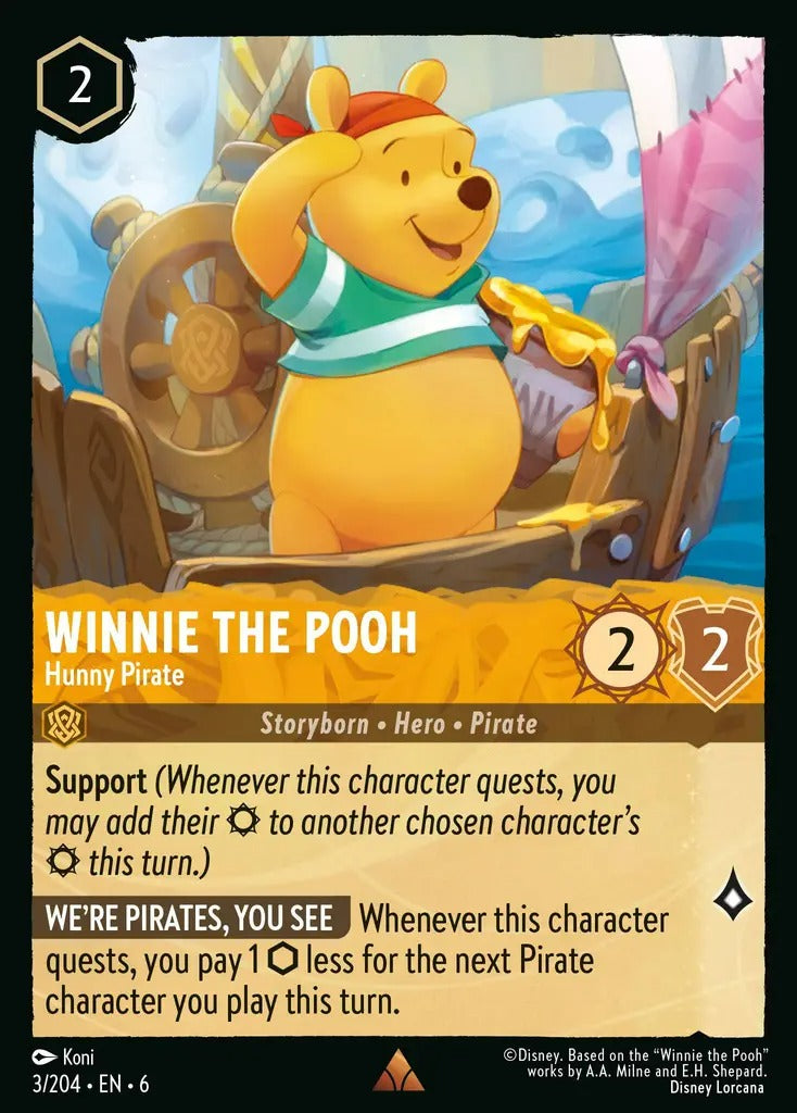 003/204-EN-6: Winnie The Pooh - Hunny Pirate