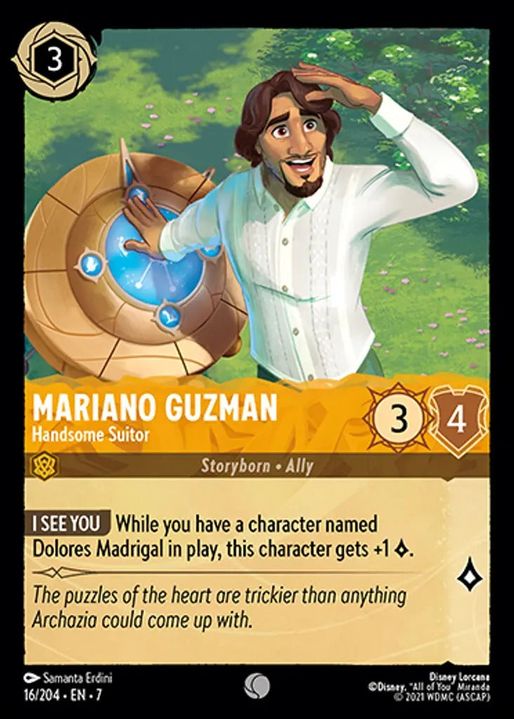 016/204-EN-7: Mariano Guzman - Handsome Suitor