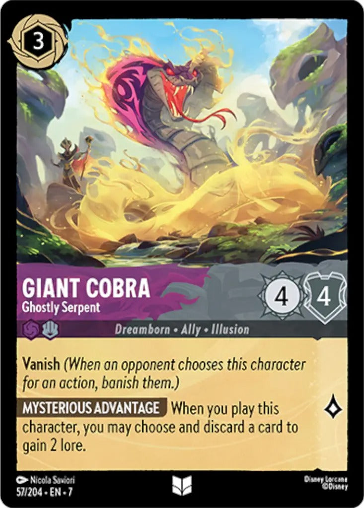 057/204-EN-7: Giant Cobra - Ghostly Serpent