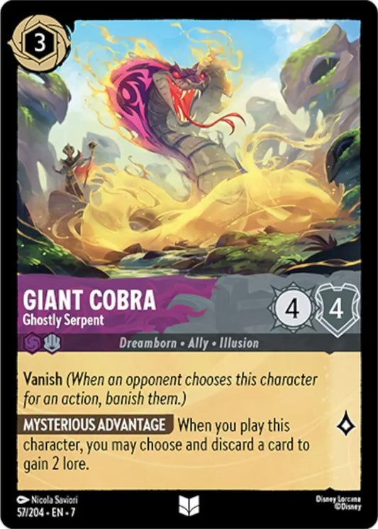 057/204-EN-7: Giant Cobra - Ghostly Serpent