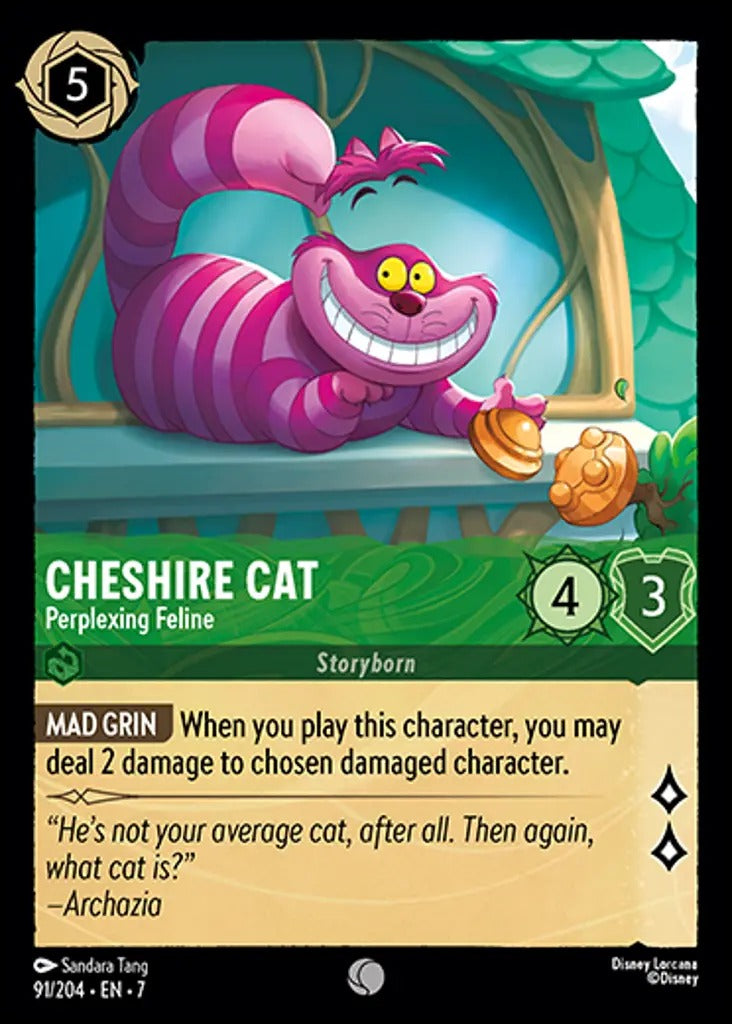 091/204-EN-7: Cheshire Cat - Perplexing Feline
