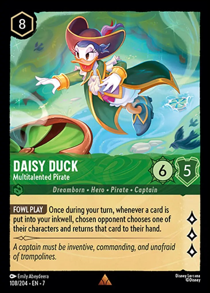 108/204-EN-7: Daisy Duck - Multitalented Pirate