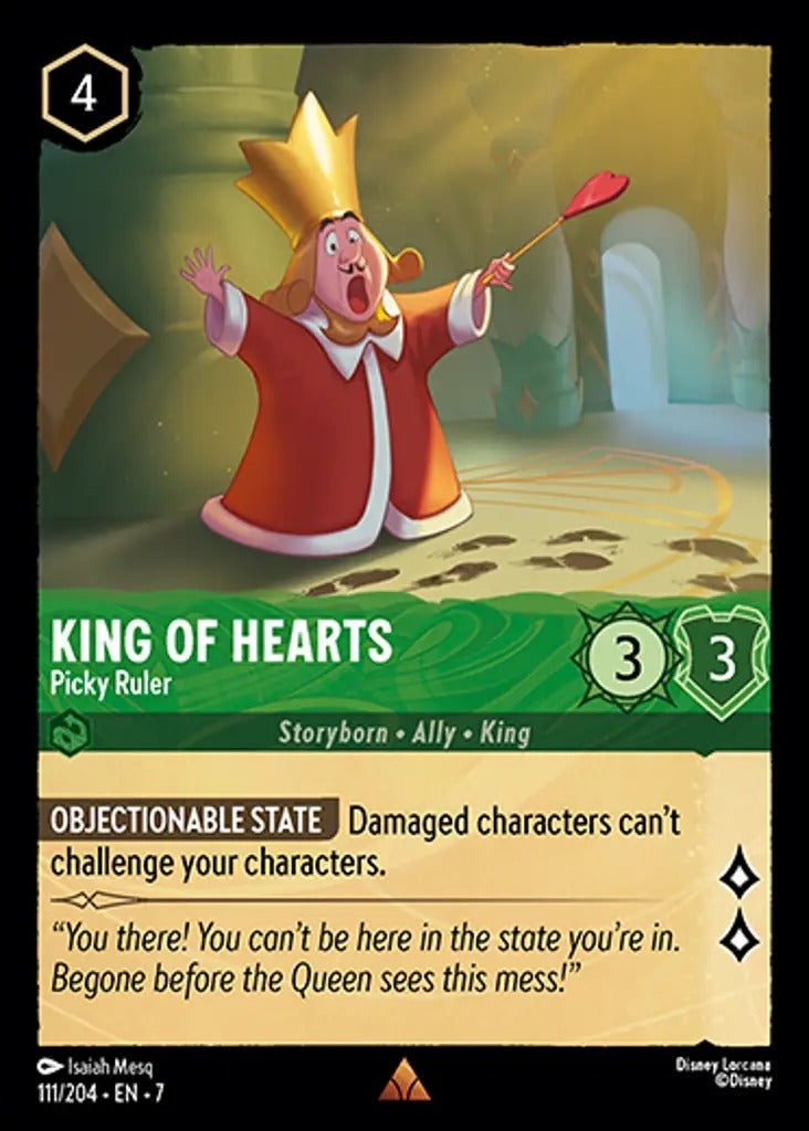 111/204-EN-7: King of Hearts - Picky Ruler