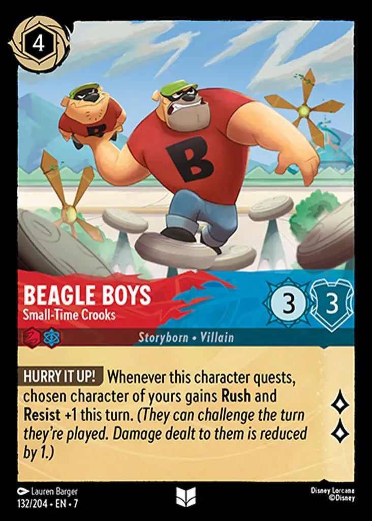 132/204-EN-7: Beagle Boys - Small-Time Crooks