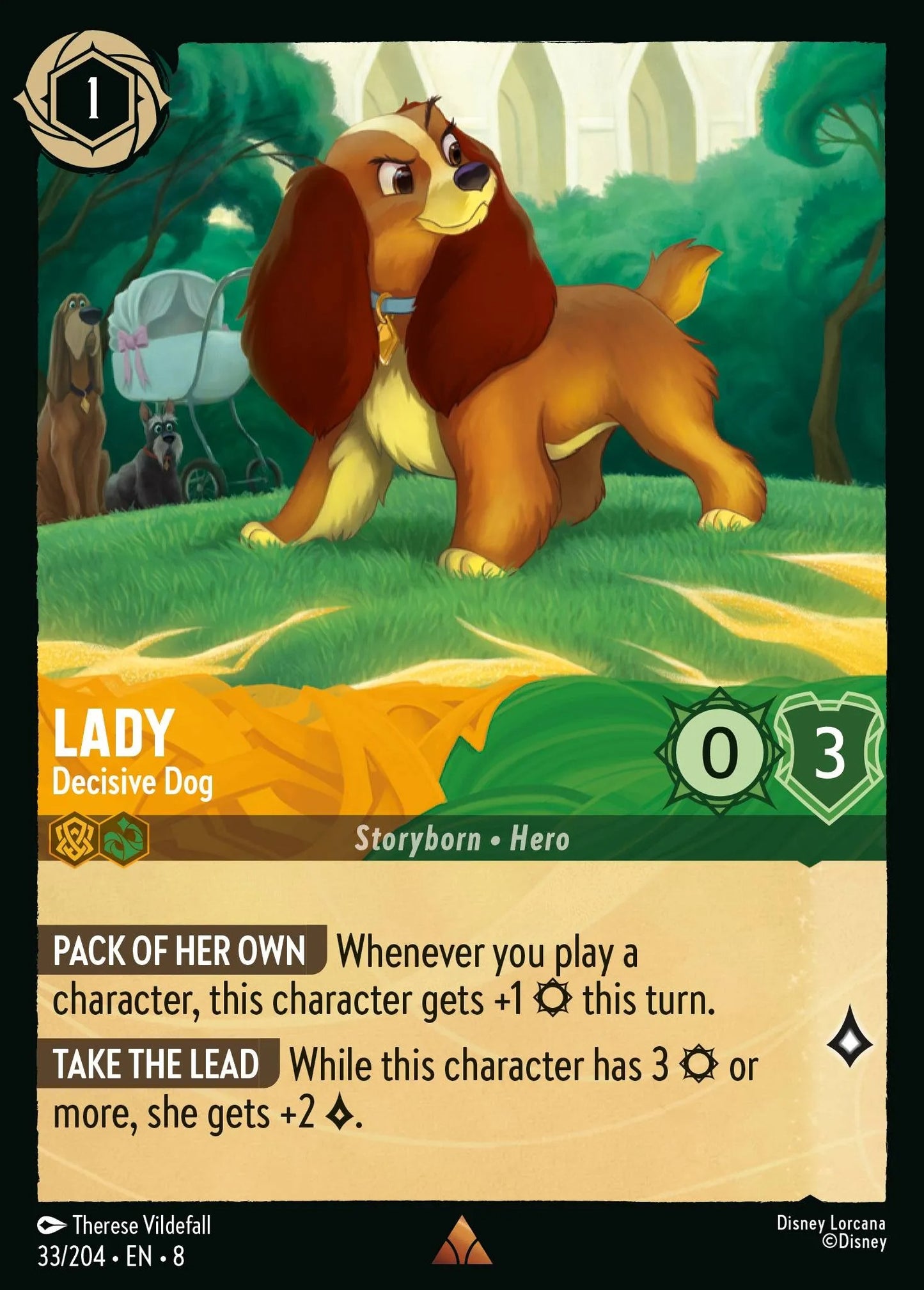 033/204-EN-8: Lady - Decisive Dog