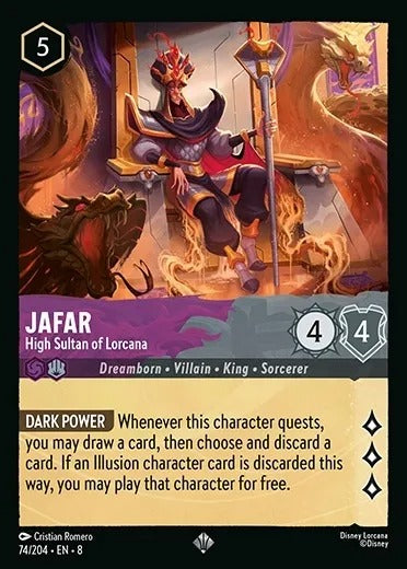 074/204-EN-8: Jafar - High Sultan of Lorcana