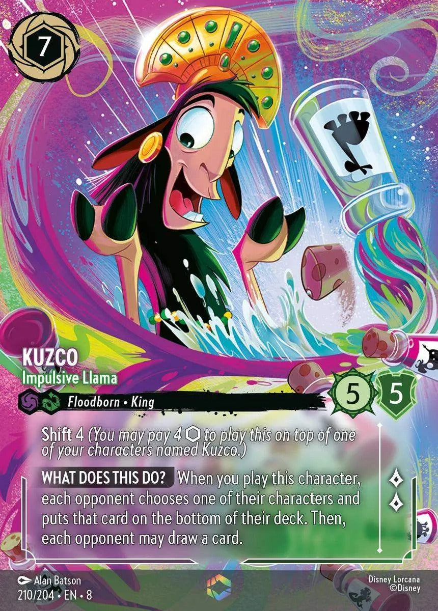 210/204-EN-8: Kuzco - Impulsive Llama