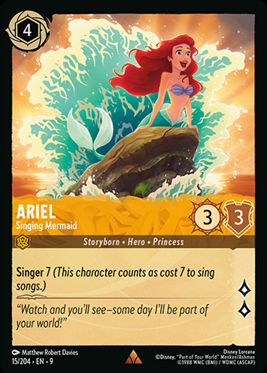 015/204-EN-9: Ariel – Singing Mermaid