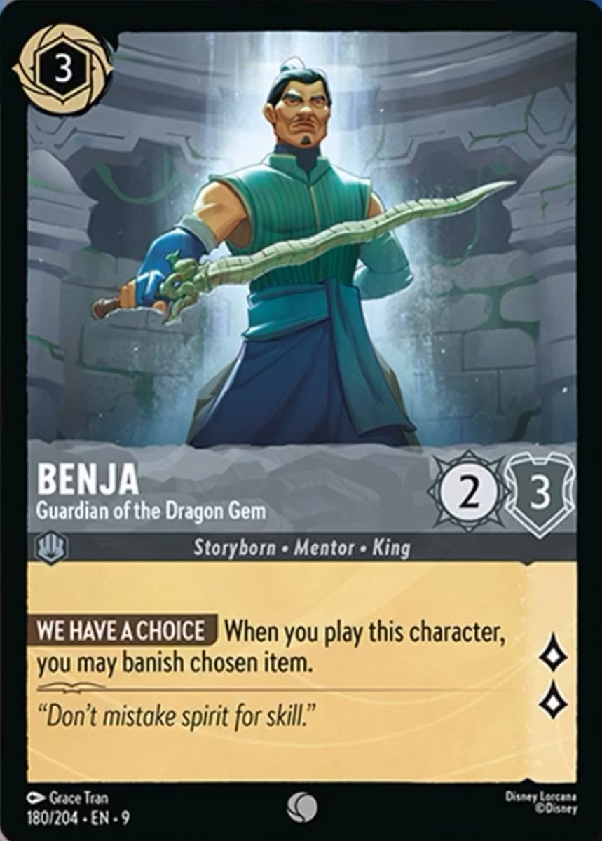 180/204-EN-9: Benja – Guardian of the Dragon Gem