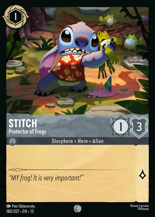180/207-EN-13: Stitch – Protector of Frogs