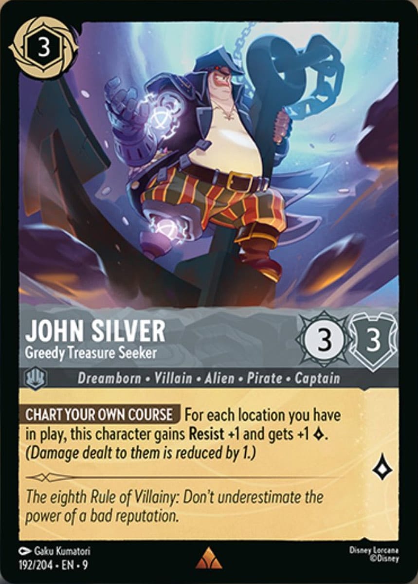 192/204-EN-9: John Silver – Greedy Treasure Seeker