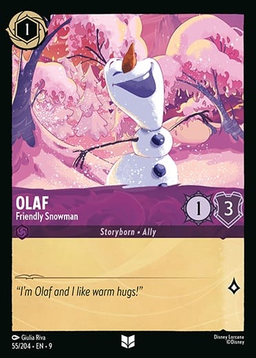 055/204-EN-9: Olaf – Friendly Snowman