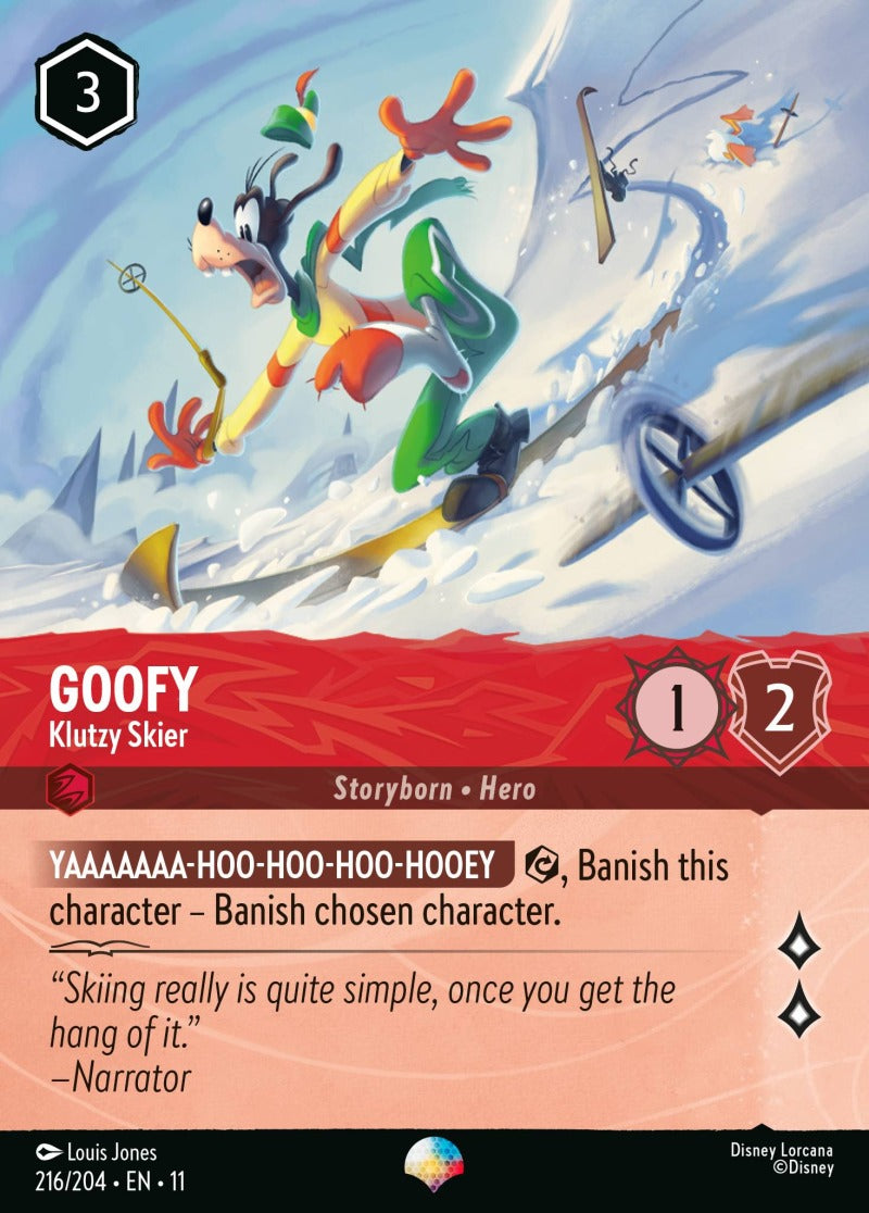 216/204-EN-11: Goofy - Klutzy Skier