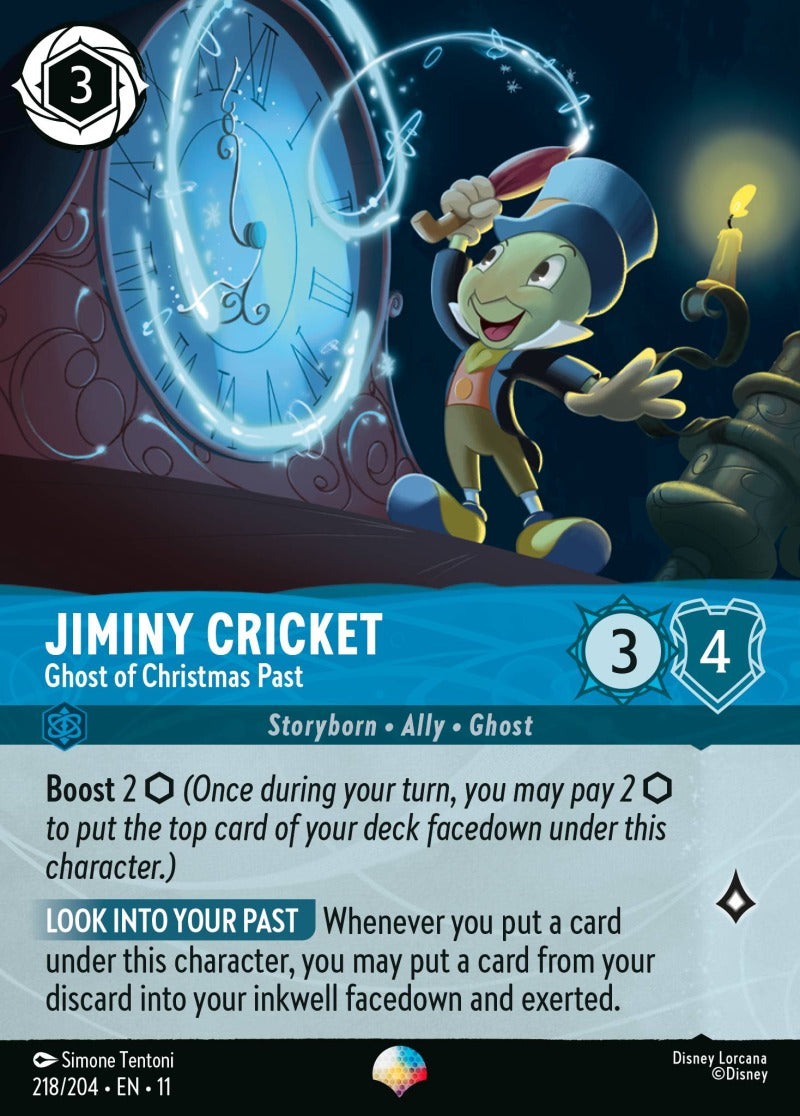 218/204-EN-11: Jiminy Cricket - Ghost of Christmas Past