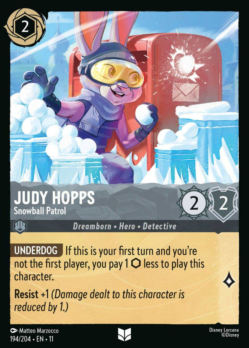 194/204-EN-11: Judy Hopps - Snowball Patrol