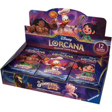 迪士尼 Lorcana 第 5 套「微光蒼穹」(Shimmering Skies) - Ravensburger 出品 - 英文版補充包整箱 (Booster Pack Box Case)