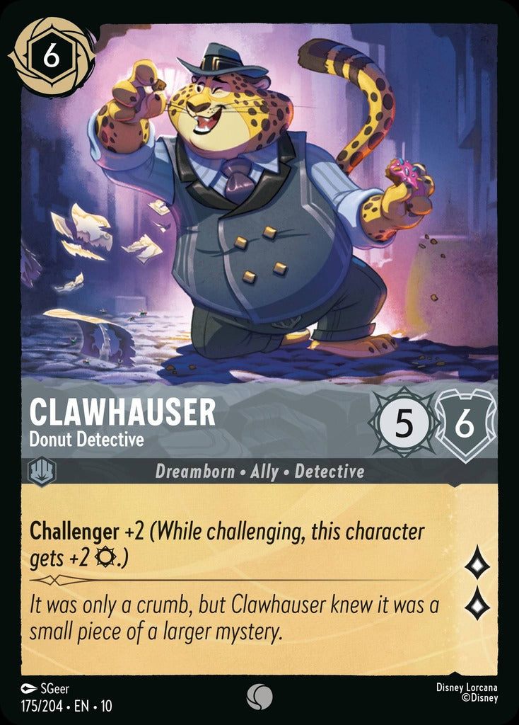 175/204·EN·10: Clawhauser - Donut Detective