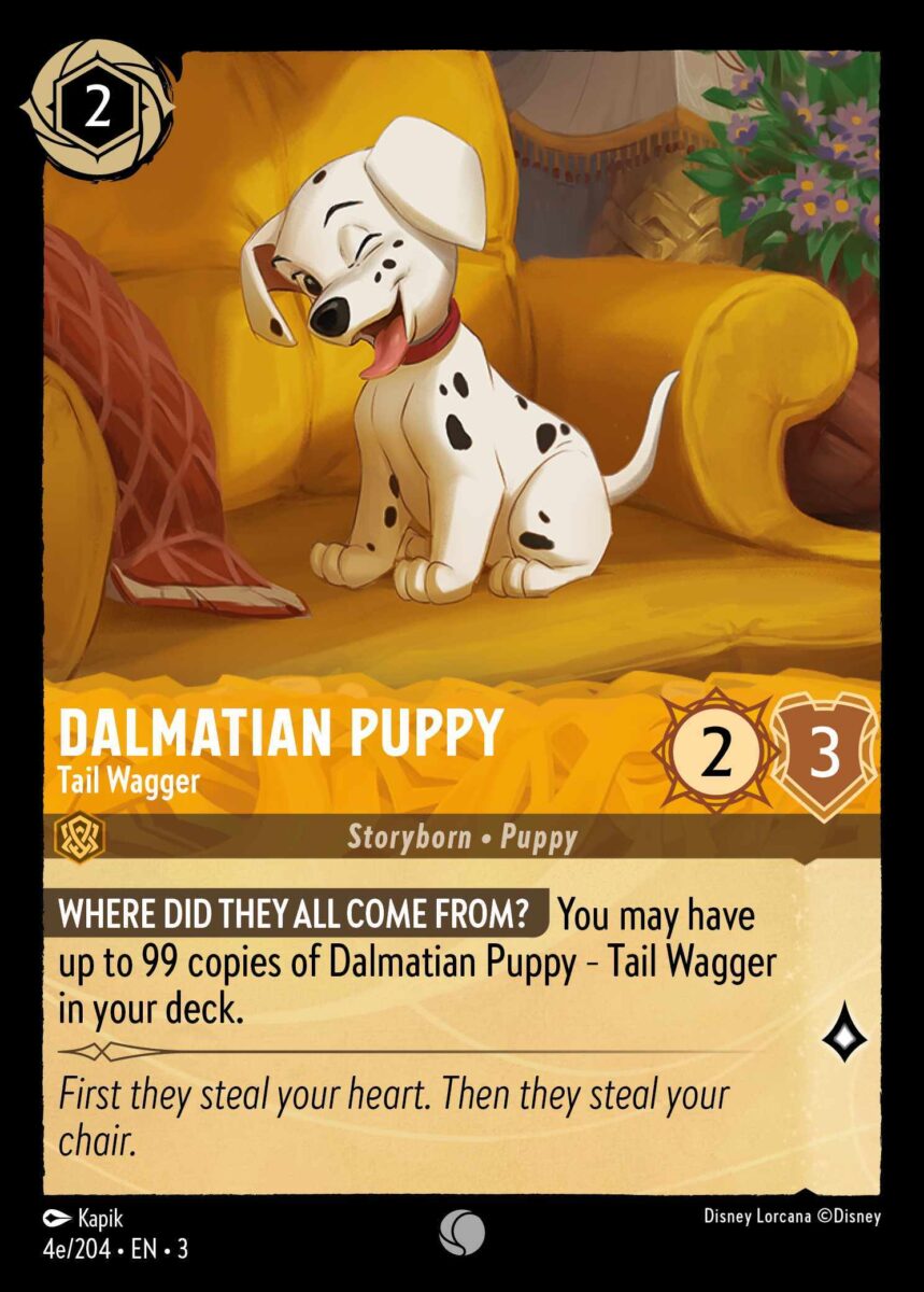 004e/204-EN-3: Dalmatian Puppy - Tail Wagger