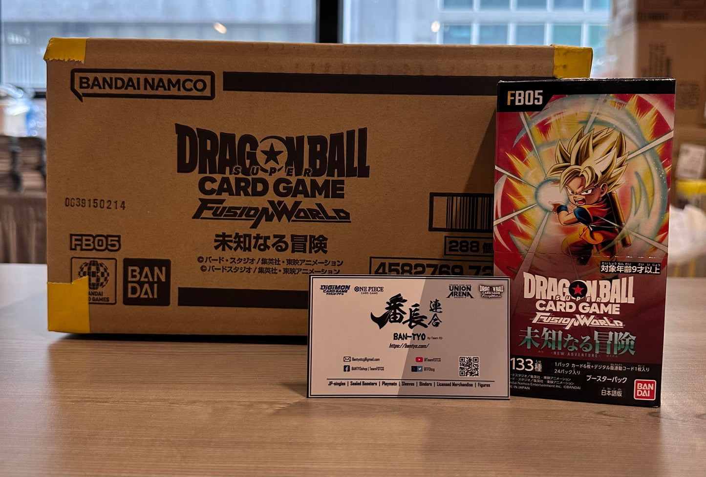 【FB-05】Dragon Ball Super Card Game Fusion World Booster Pack 05【FB-05】龍珠超咭牌遊戲 融合世界 第五彈 未知的冒險