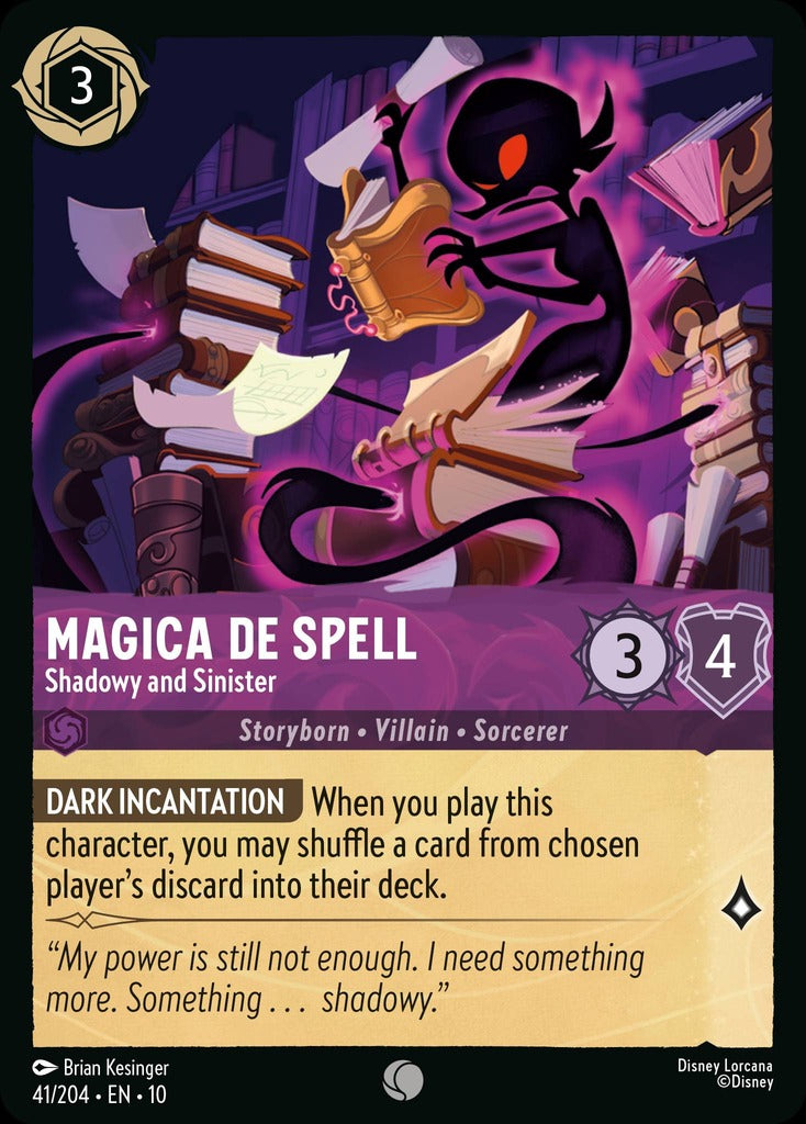 041/204·EN·10: Magica De Spell - Shadowy and Sinister
