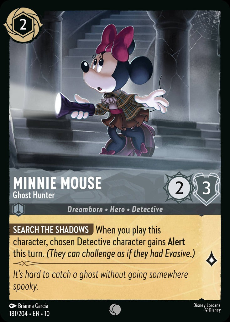 181/204·EN·10: Minnie Mouse - Ghost Hunter