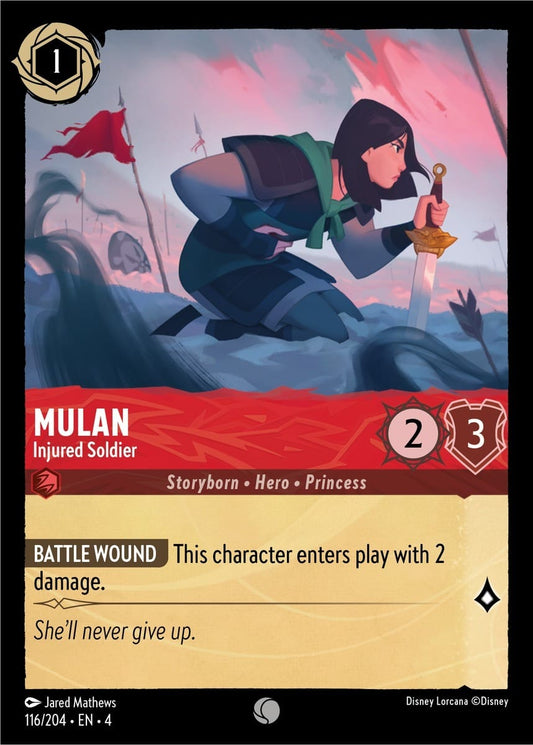 125/204-EN-9: Mulan – Injured Soldier