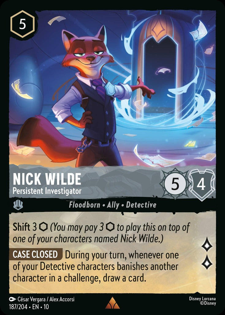 187/204·EN·10: Nick Wilde - Persistent Investigator