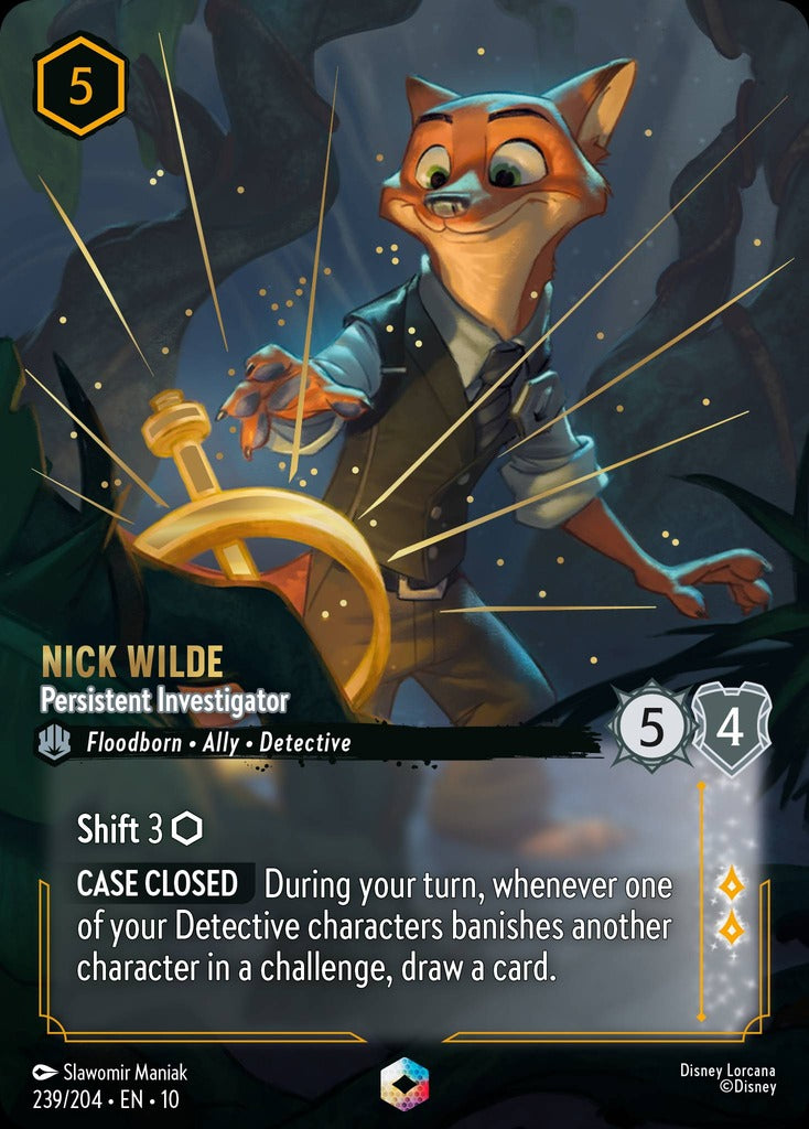 239/204·EN·10: Nick Wilde - Persistent Investigator