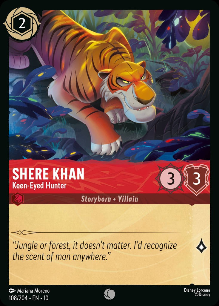 108/204·EN·10: Shere Khan - Keen‐Eyed Hunter