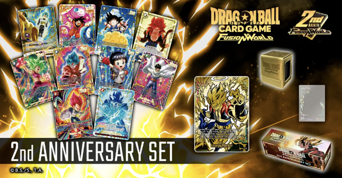 DRAGON BALL SUPER CARD GAME 2nd 新品 未開封 Dragon Ball Super Card Game Fusion World 2nd ANNIVERSARY SET 龍珠