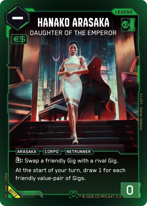 MS01-B072 Hanako Arasaka: Daughter of the Emperor