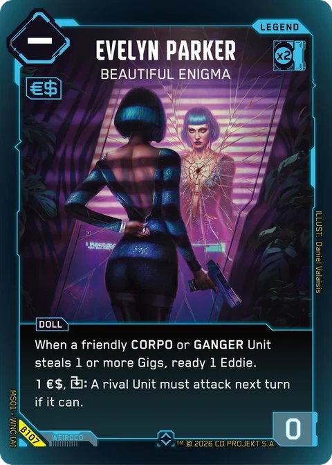 MS01-B107 Evelyn Parker: Beautiful Enigma