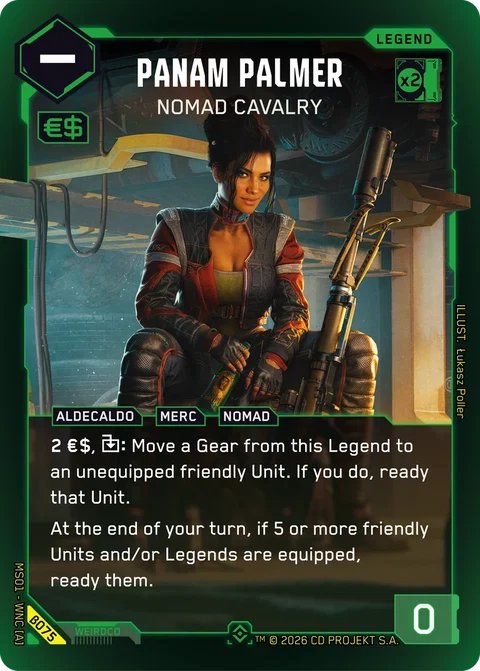 MS01-B075 Panam Palmer: Nomad Cavalry