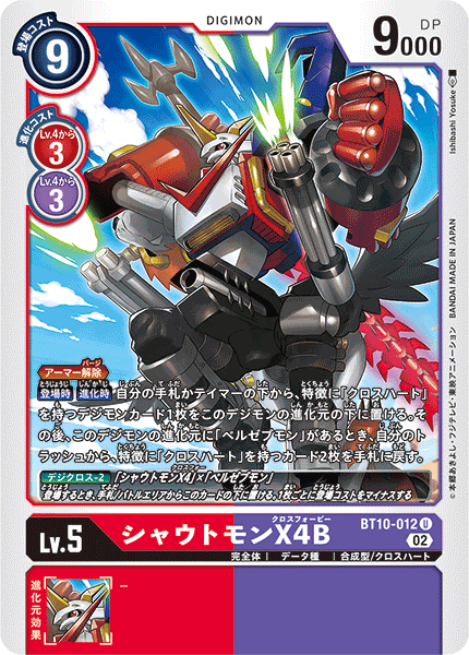 BT10-012 Shoutmon X4B 咆哮獸X4B